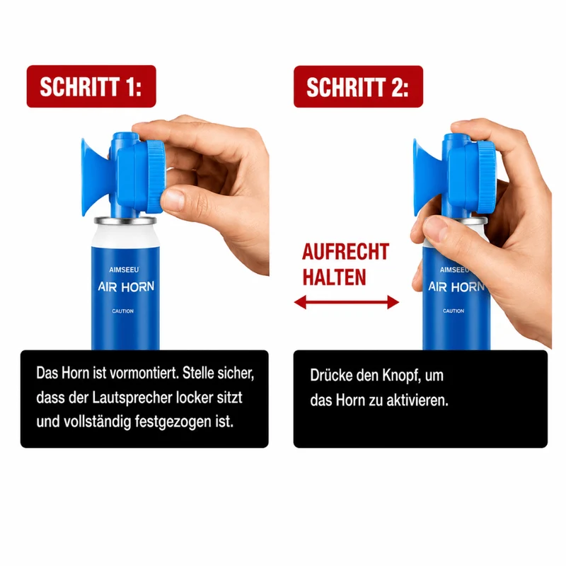 Mini Airhorn Drucklufthupe 40 ml