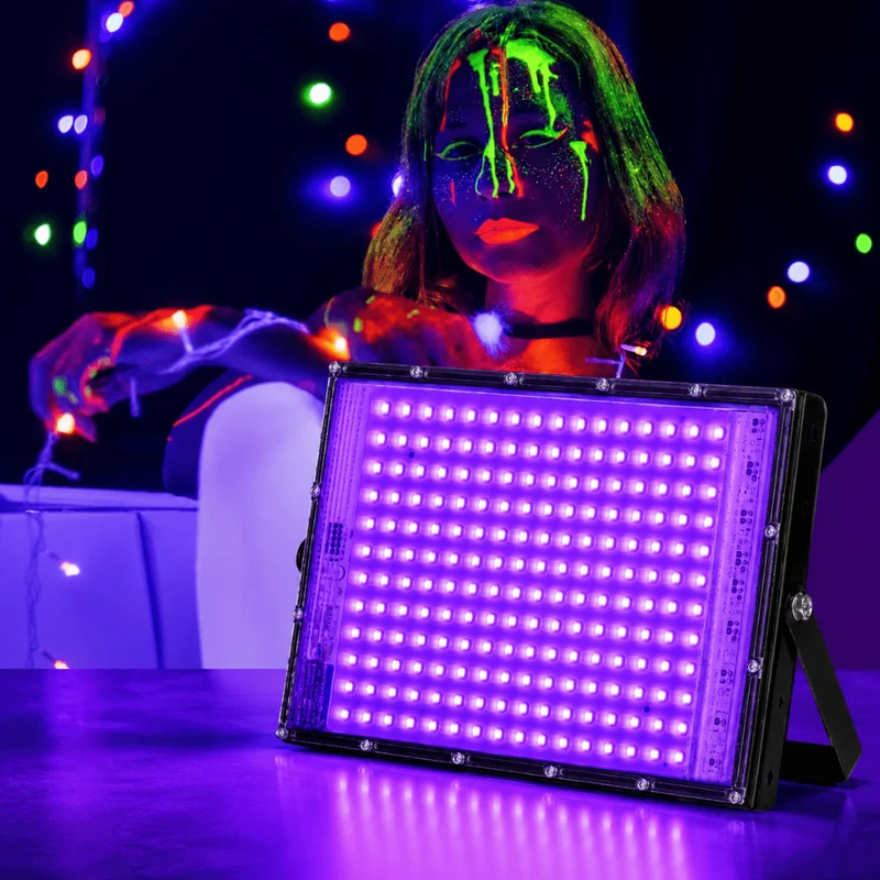 UV Schwarzlicht Festival Strahler mit 144 LEDs