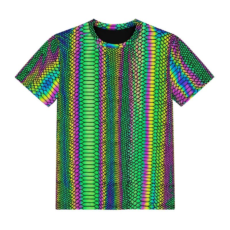 Reflektierendes T-Shirt Neon Snake
