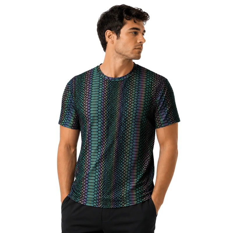 Reflektierendes T-Shirt Neon Snake