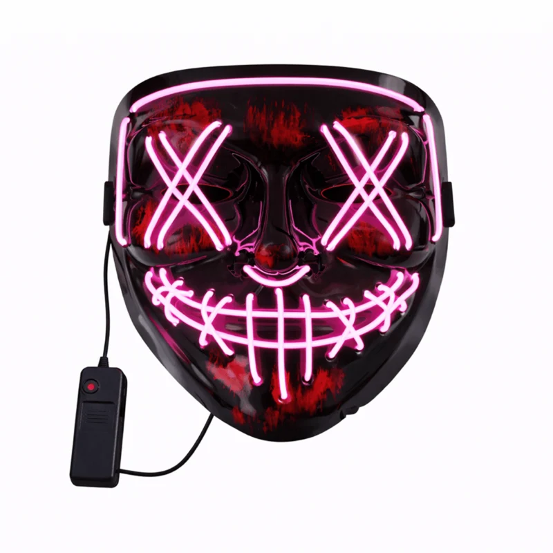 LED Leuchtmaske Pink