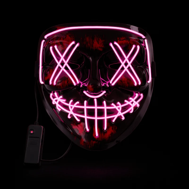 LED Leuchtmaske Pink