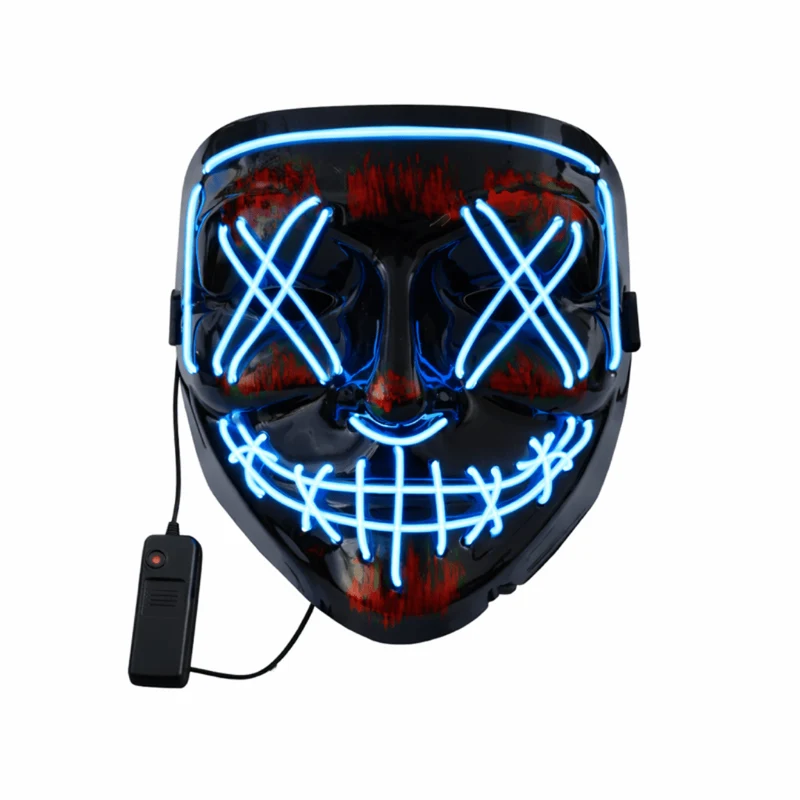 LED Leuchtmaske Blau