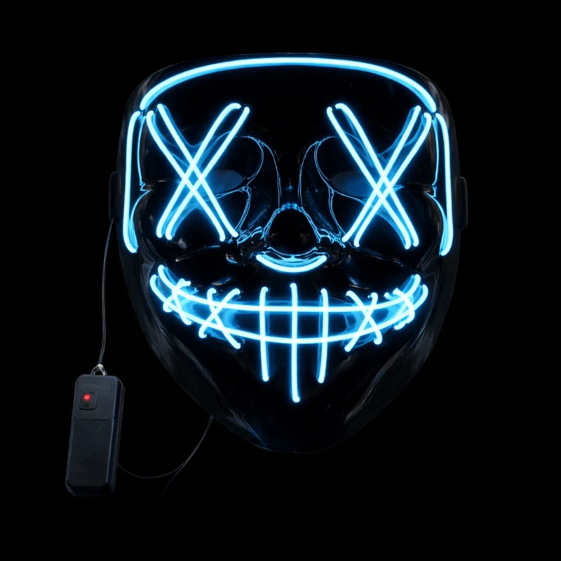 LED Leuchtmaske Blau