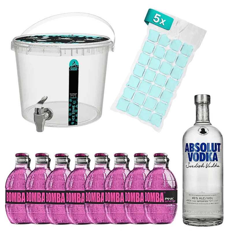 Sip Tank Cocktail Set Vodka E Nuke Bomba Grapefruit