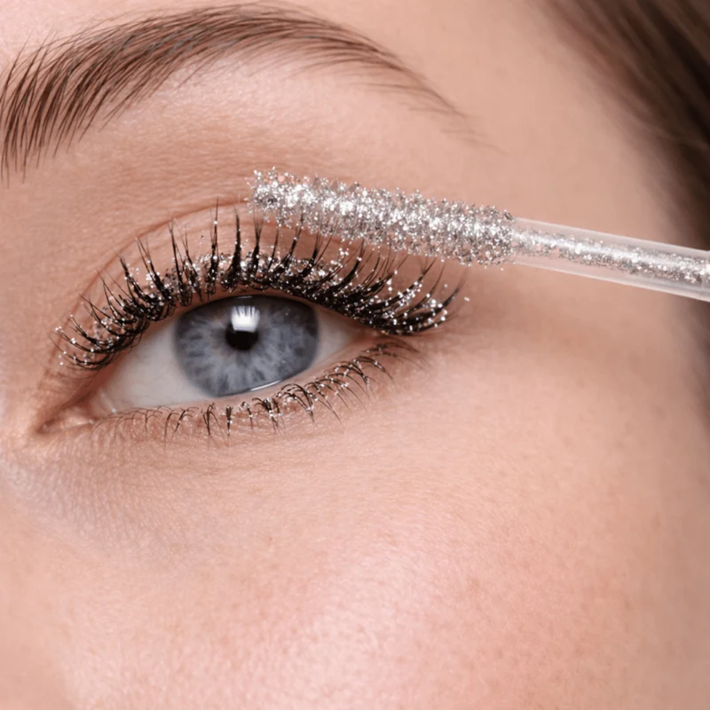 Mascara glitzernd Silber