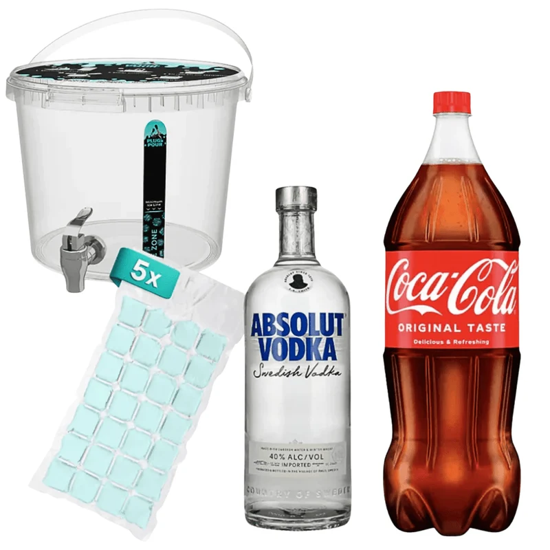 Sip Tank Cocktail Set Classic Absolut Vodka & Cola