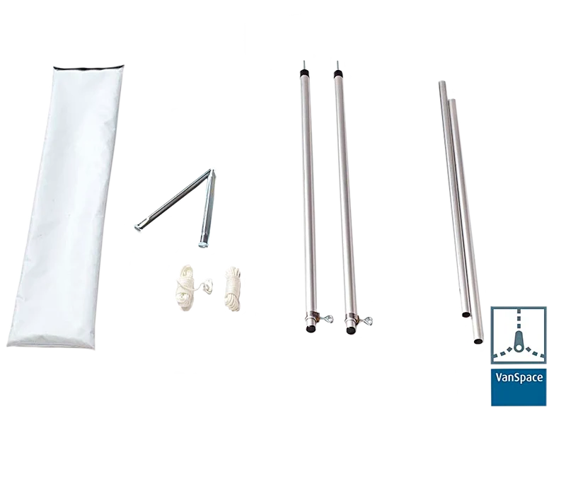 VanSpace Aufstell-Stangen aus Aluminium