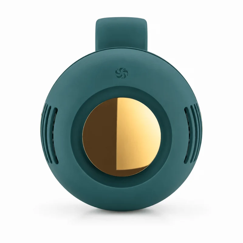 Tragbarer Mini Ventilator mit Clip Grün