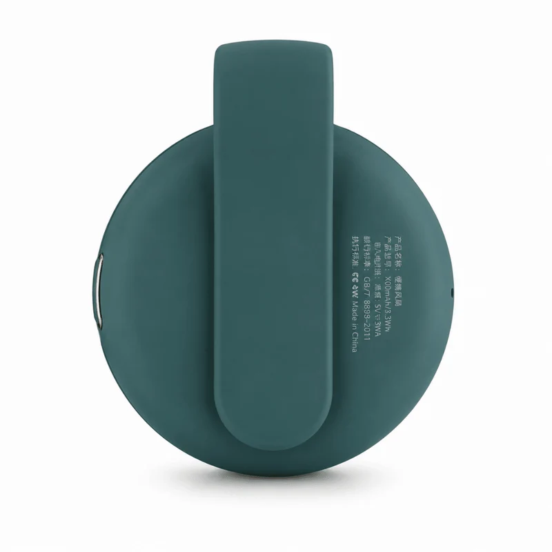 Tragbarer Mini Ventilator mit Clip Grün