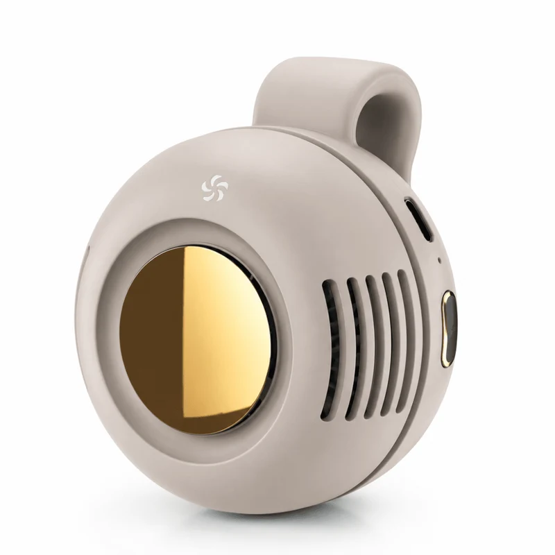 Tragbarer Mini Ventilator mit Clip Weiß