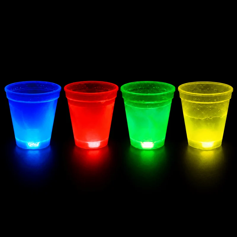 Knicklicht Shotbecher 4er Bundle