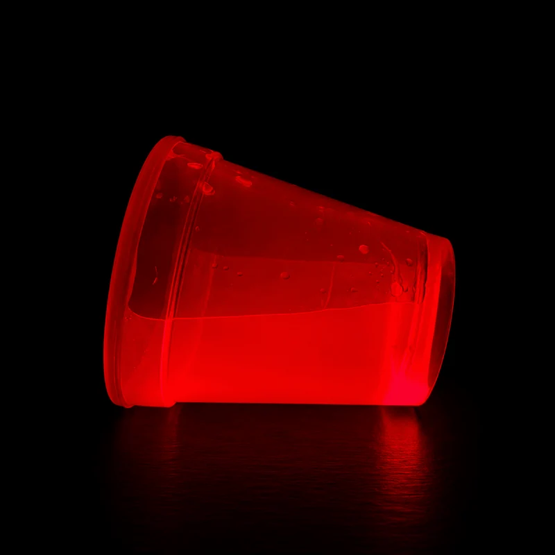 Knicklichtbecher Rot 250 ml