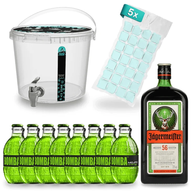 Sip Tank Cocktail Set Jägermeister Bomba Energy Mojito