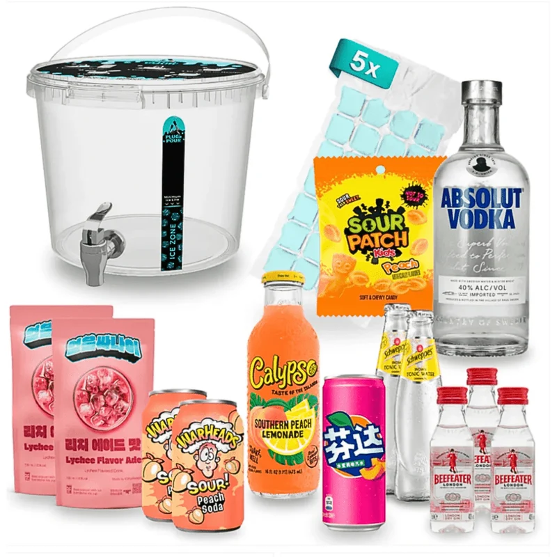 Sip Tank Cocktail Set Peachi Absolut