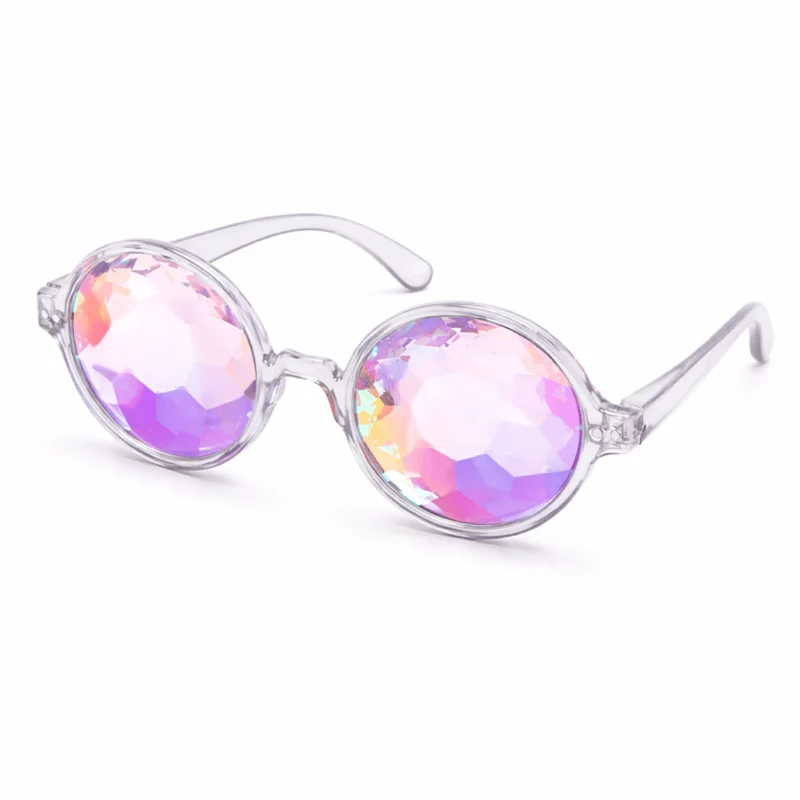 Psychedelische Brille Transparent