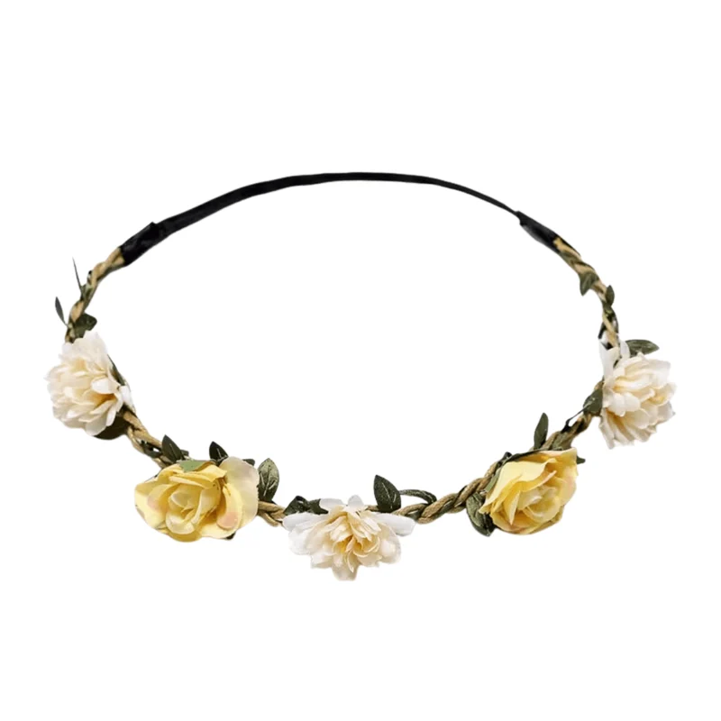 Blüten Haarreif Gold