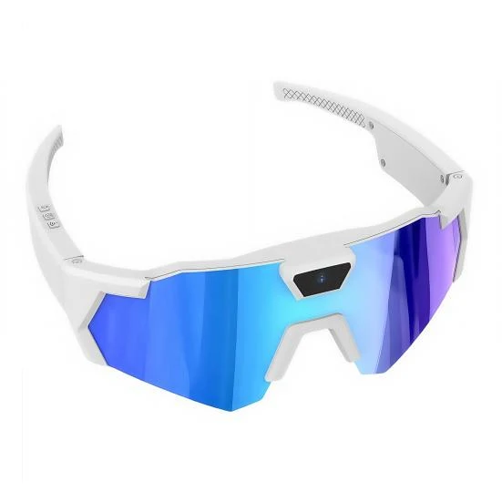 Schnelle Brille mit Kamera Weiß-Blau