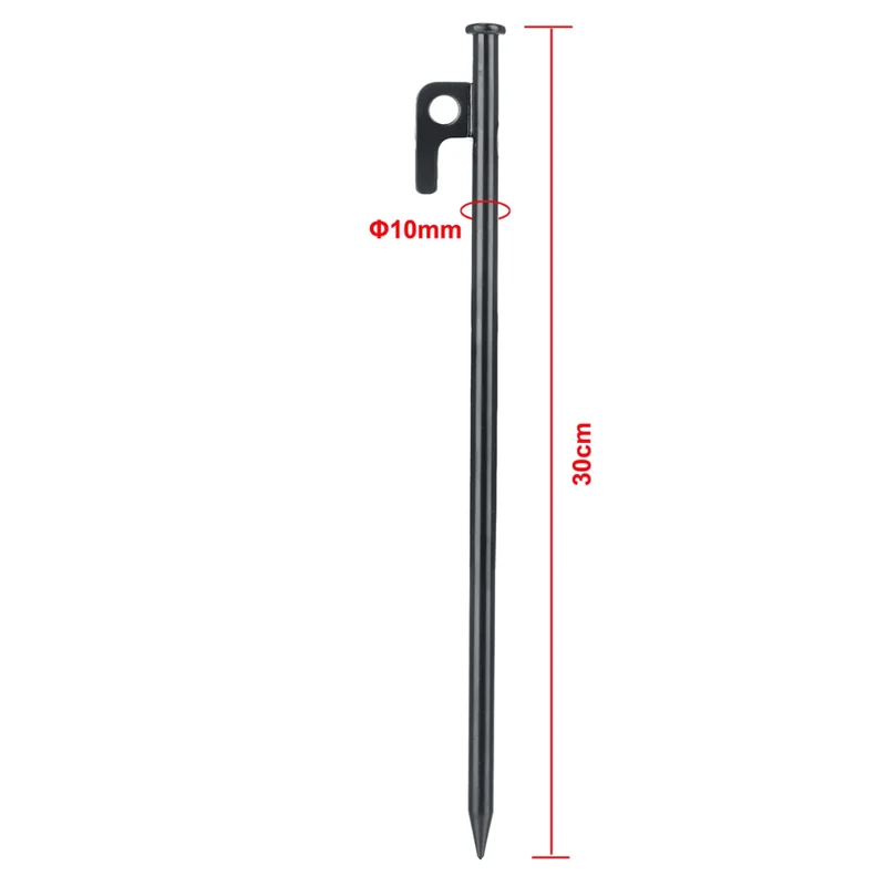 10er Set Stahl Zeltheringe 30cm