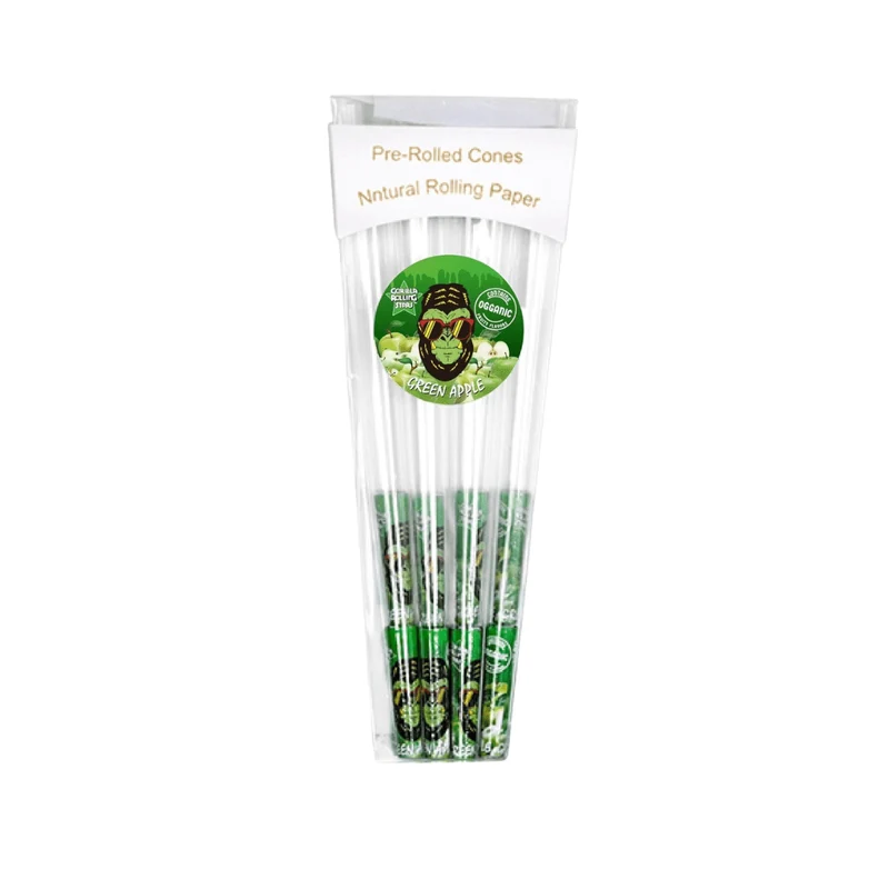 Aromatisierte transparente Pre-Roll Cones Apfel