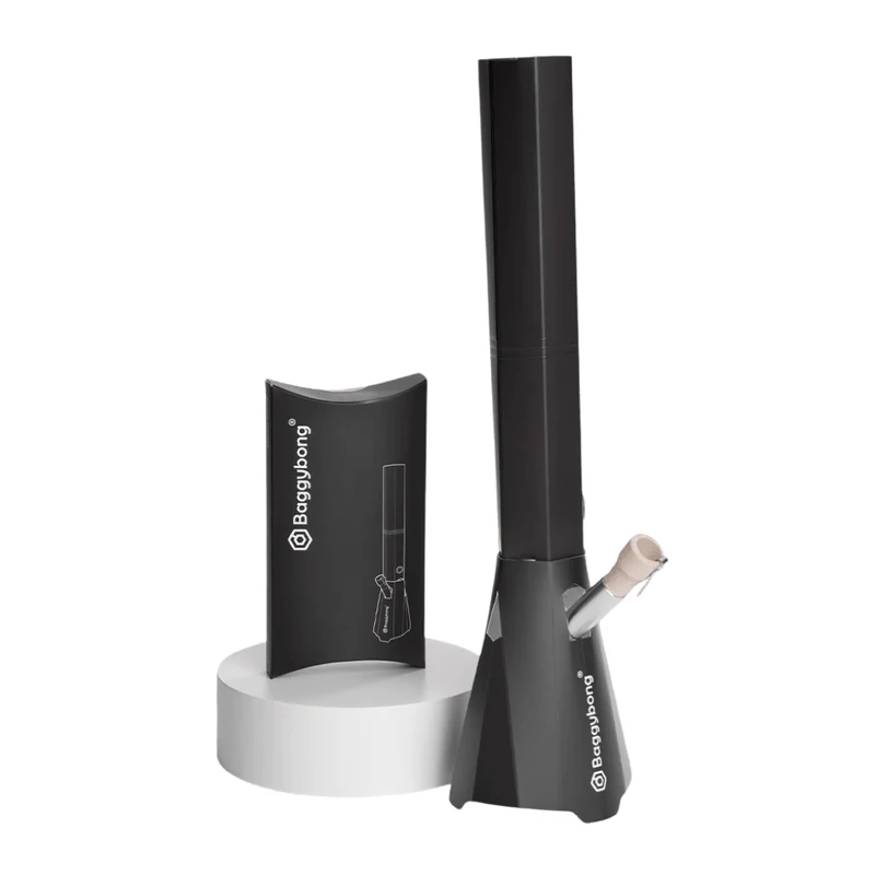 Baggybong Wiederverwendbare Bong 40 cm Papier Schwarz