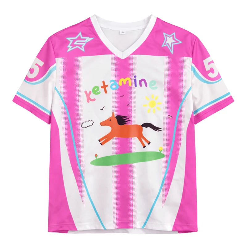 Trikot Ketamine Pink Weiß