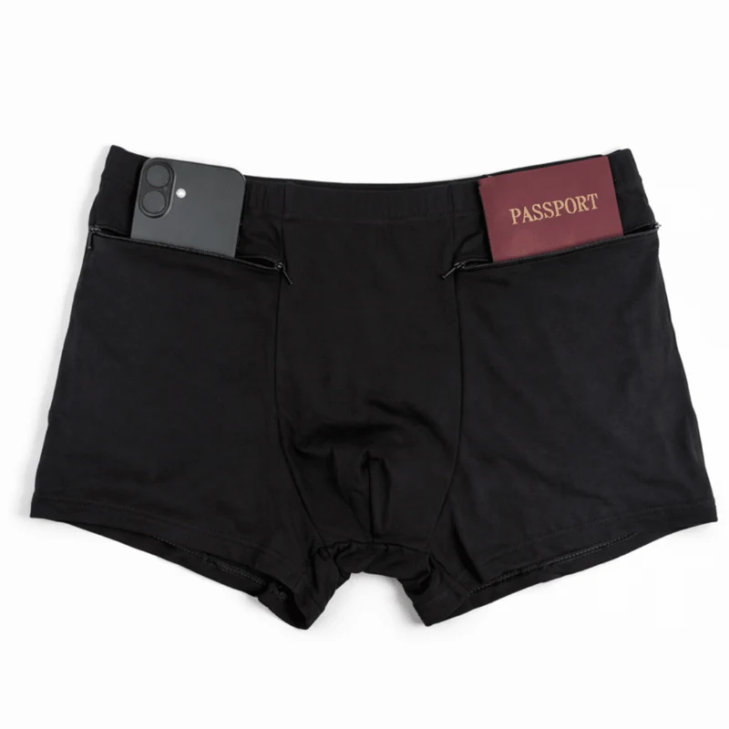 Boxershorts mit Geheimfach