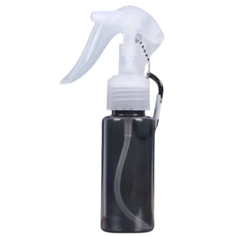 Sprühflasche mit Karabiner Grau