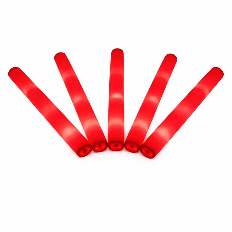 LED Foam Stick, Leuchtstab Rot