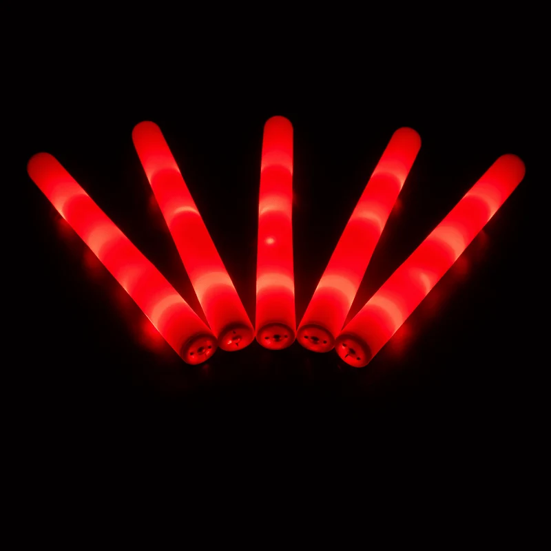 LED Foam Stick, Leuchtstab Rot