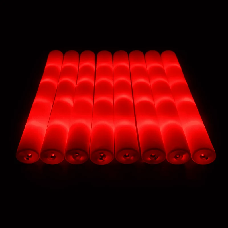 LED Foam Stick, Leuchtstab Rot