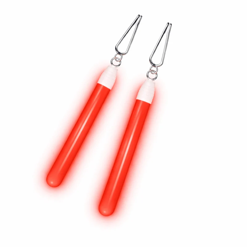 Knicklicht Ohrringe Rot