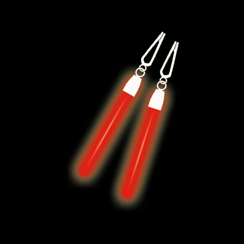 Knicklicht Ohrringe Rot