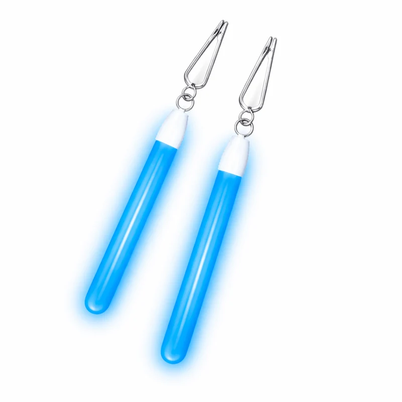 Knicklicht Ohrringe Blau