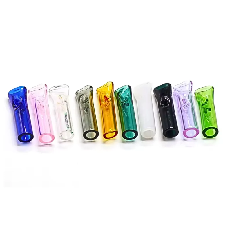 Glas Filter Tip 8 mm flach – Flaches Mundstück aus Glas