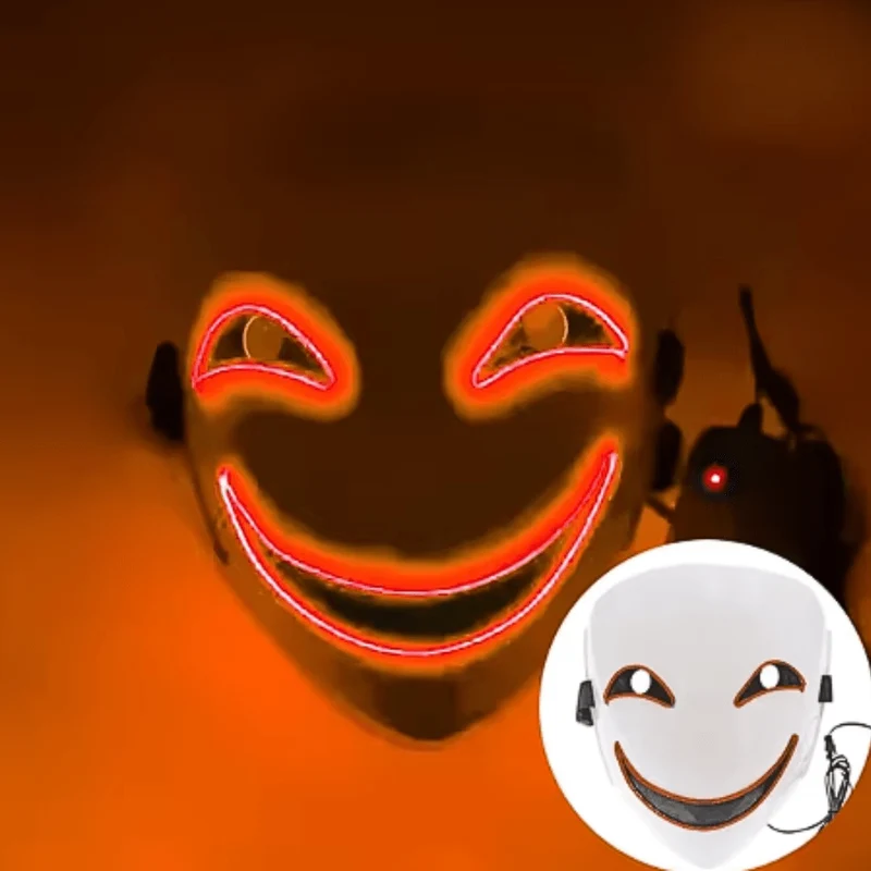 X leuchtende Maske SMILE