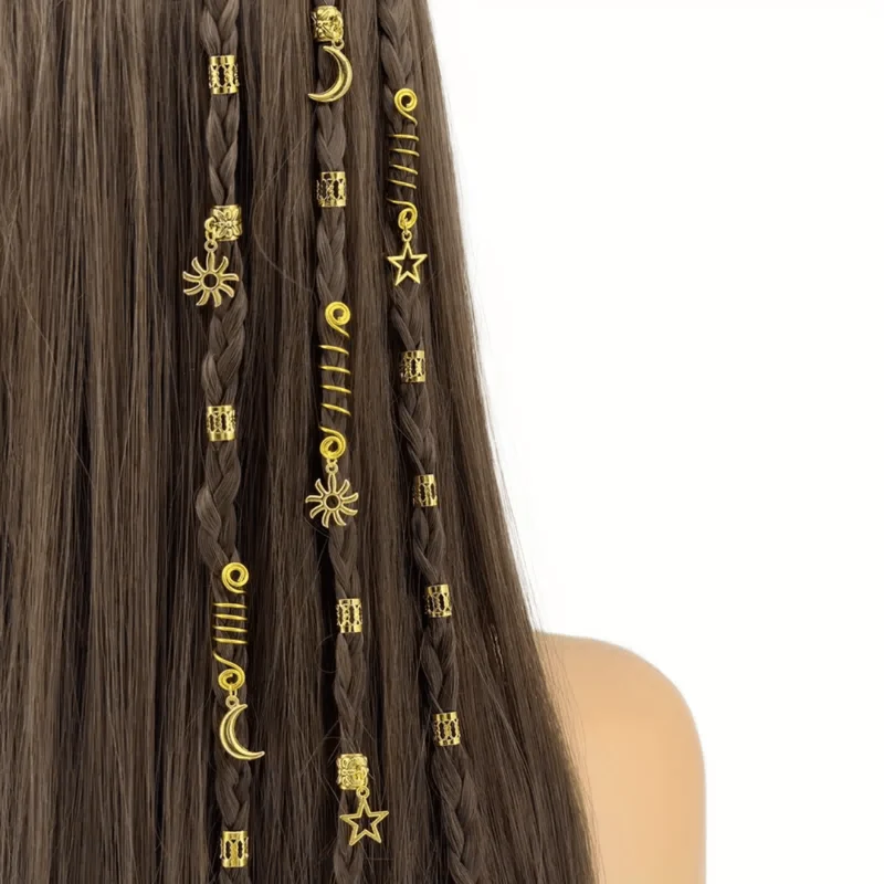 Haar Clips Sonne Mond Sterne
