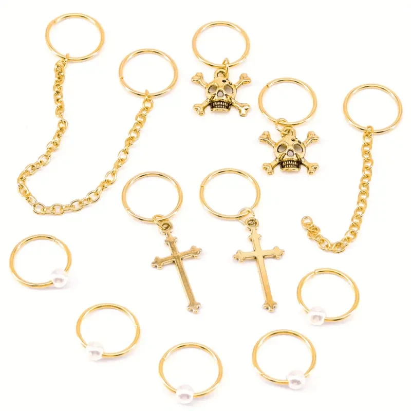 Haar Clips Skulls and Crosses