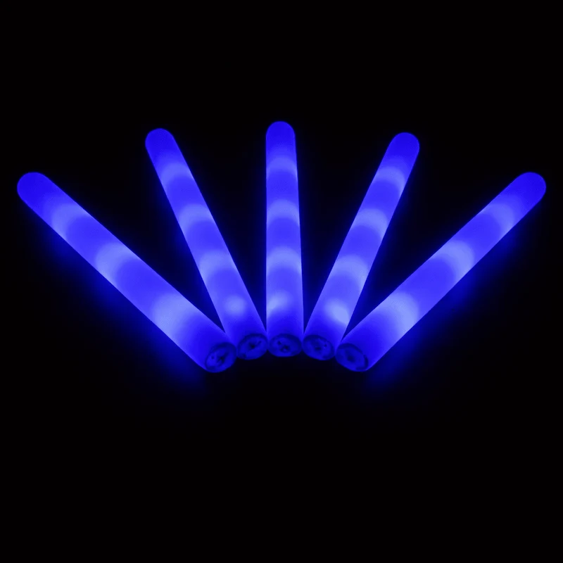 LED Foam Stick, Leuchtstab Blau