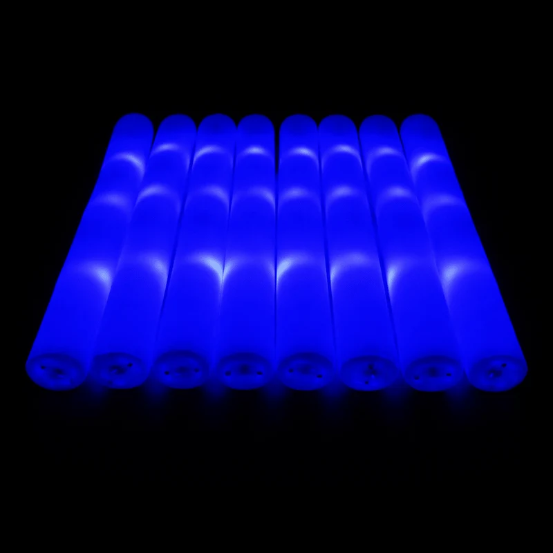 LED Foam Stick, Leuchtstab Blau