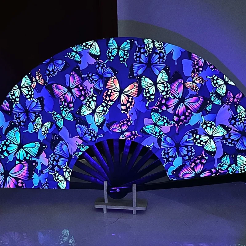 Großer Fächer 60cm Butterfly