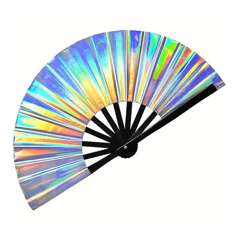 Großer Fächer 64cm Holograph