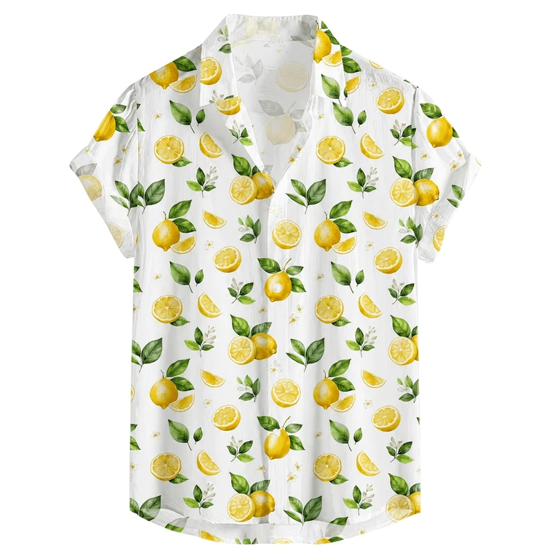Festival Hemd Herren Lemon Splash