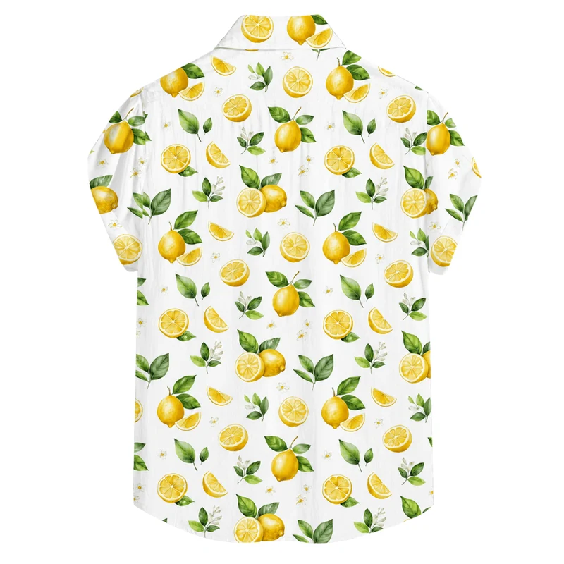 Festival Hemd Herren Lemon Splash