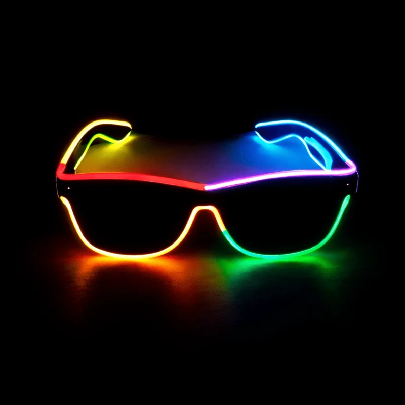 LED-Neonbrille Rainbow
