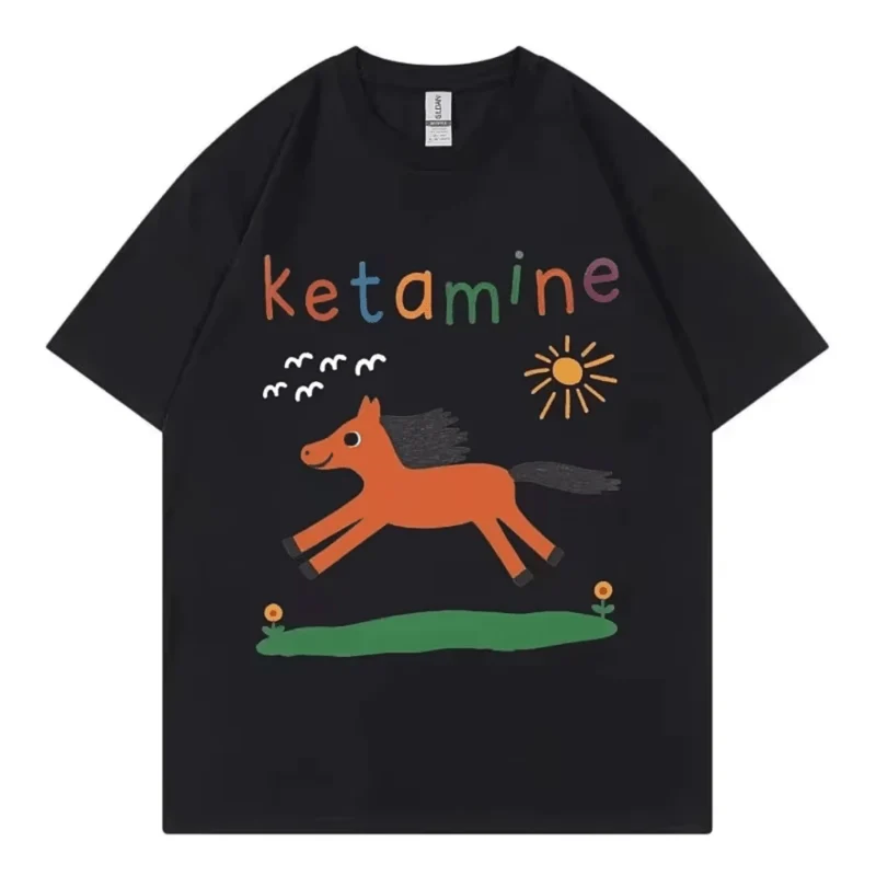 T-Shirt Ketamine Schwarz