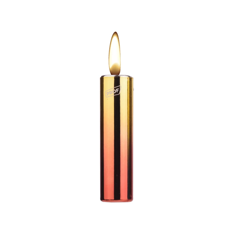 Metall Feuerzeug Gold Edition Rot