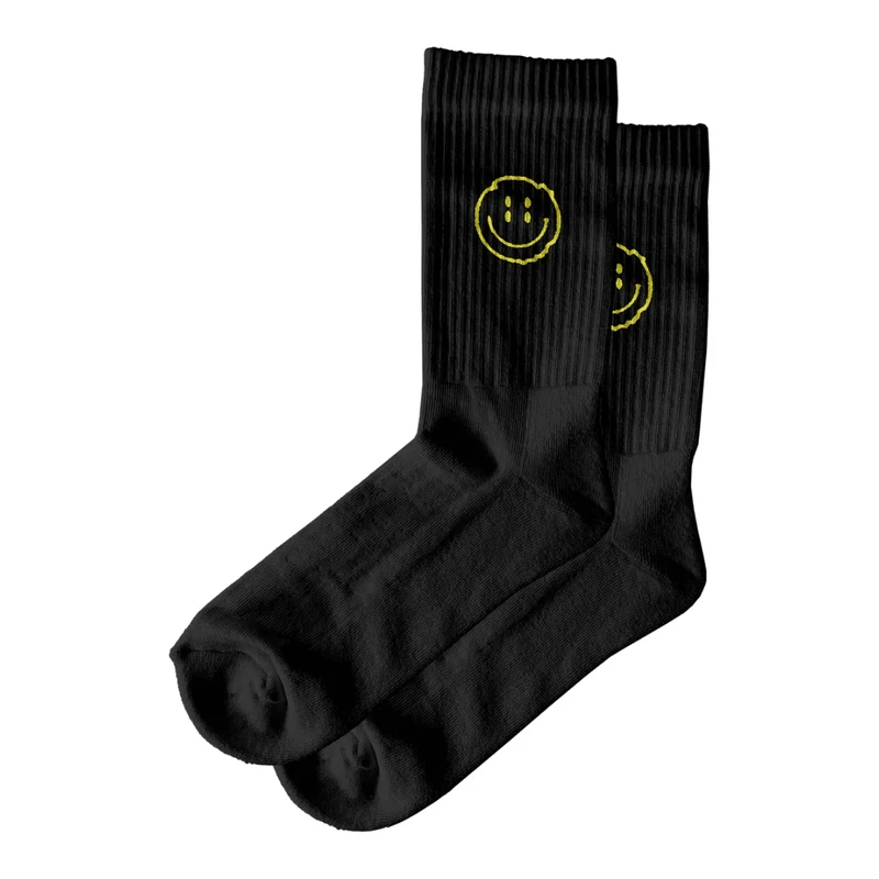 Distorted Smile Neon Socken