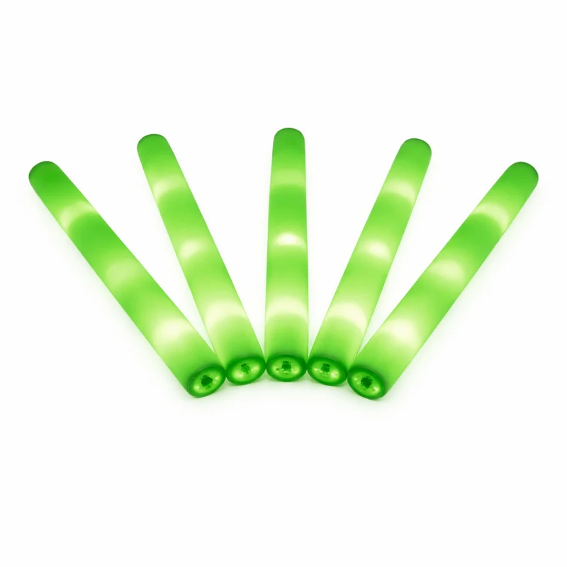 LED Foam Stick, Leuchtstab Grün