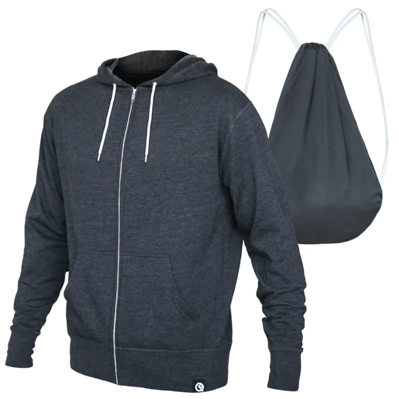 Quikflip Zip Hoodie Dunkelgrau